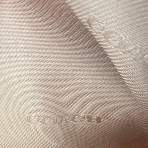 Coach Checkered Beige and Tan Shoulder Bag - Picture 6 of 16